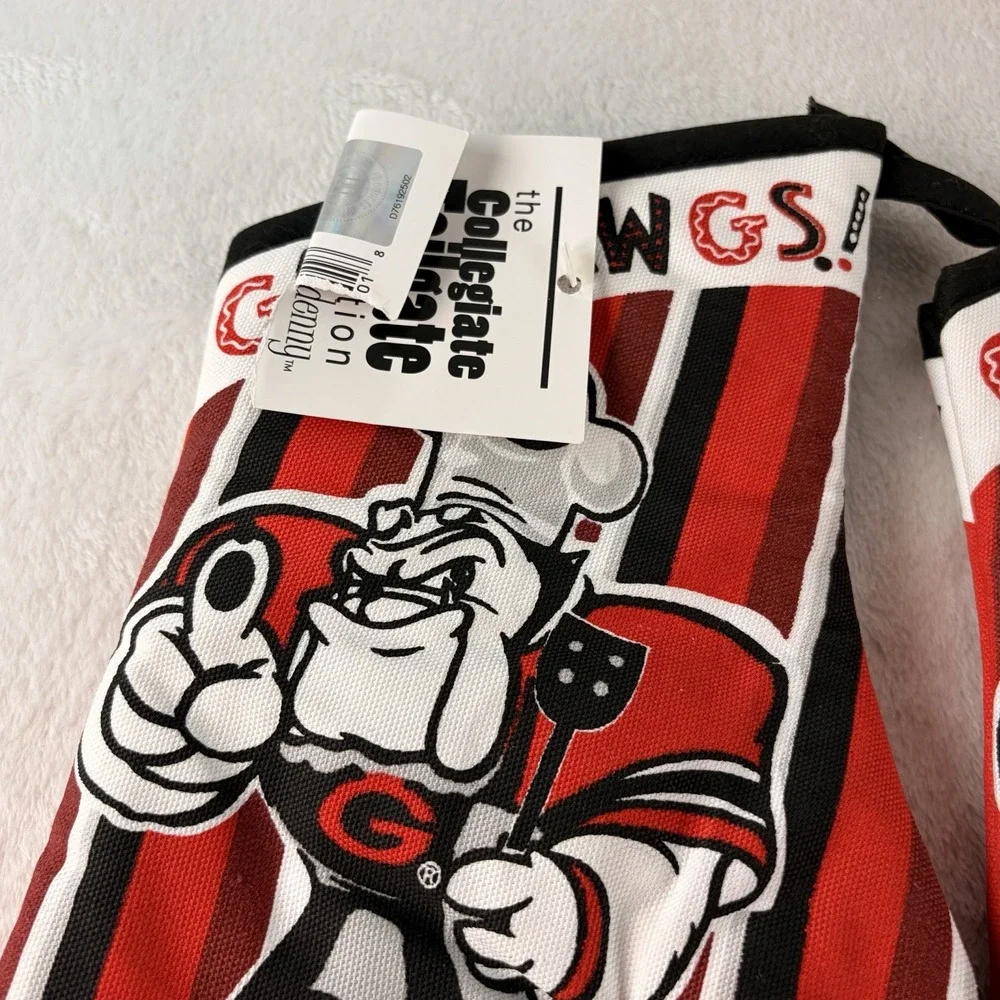 University of Georgia Bulldogs Oven Mitt Pair Collegiate Tailgate Collection NWT